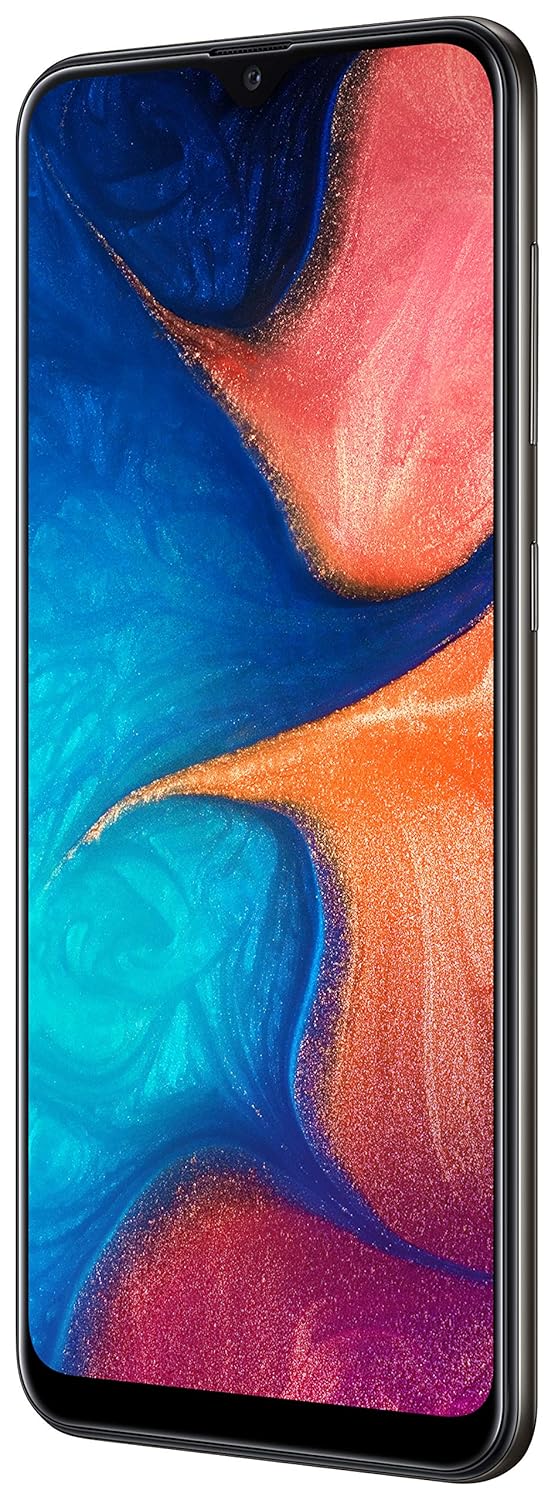 Samsung Galaxy A20 (Black, 3GB RAM, 32GB Storage) - Refurbished