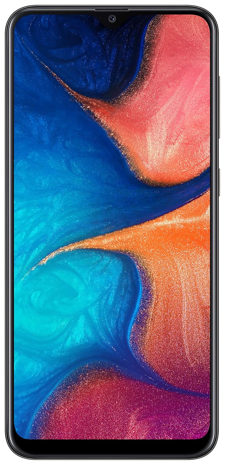 Samsung Galaxy A20 (Black, 3GB RAM, 32GB Storage) - Refurbished