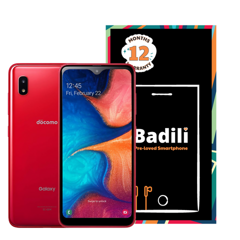 Samsung Galaxy A20 (Black, 3GB RAM, 32GB Storage) - Refurbished