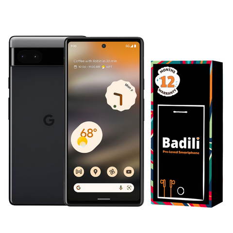 Badili Google Pixel 6A (Charcoal 6GB RAM, 128GB Storage) - Refurbished