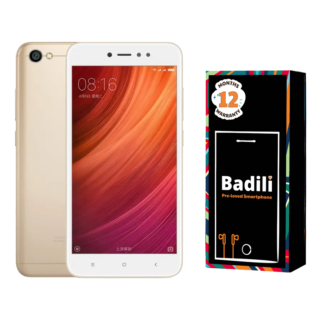 Badili Redmi Note 5A (Gold, 4GB RAM, 64GB Storage) - Refurbished